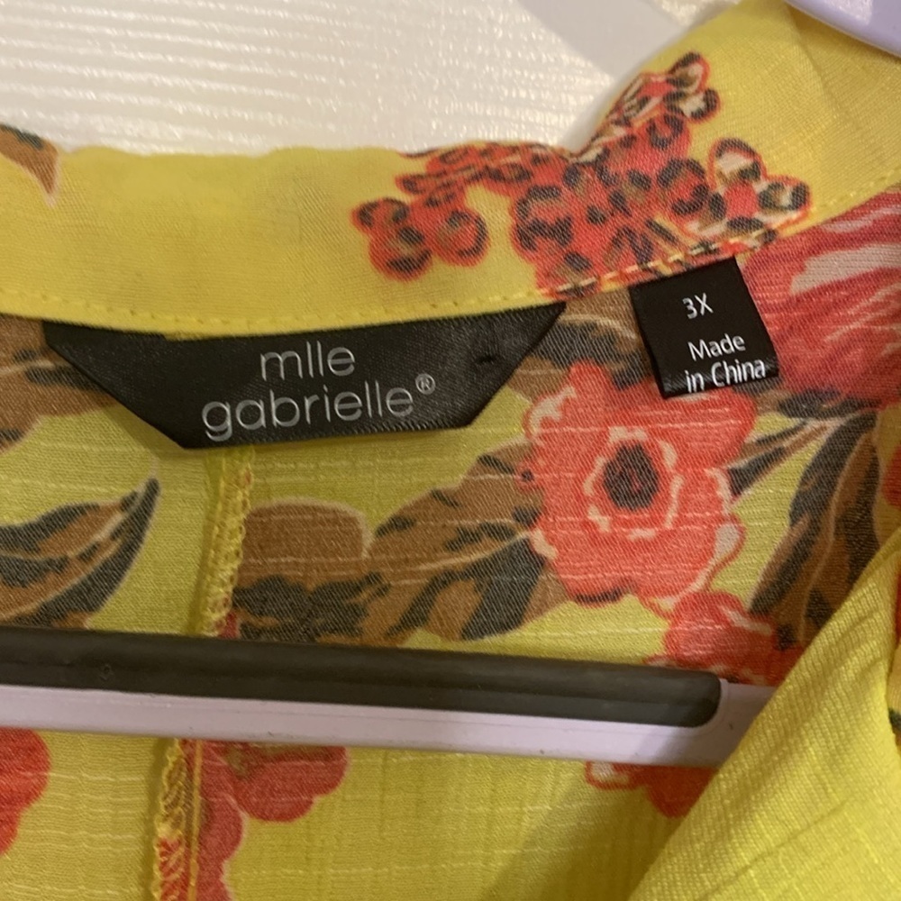 Mlle Gabrielle women’s floral dress plus size 3X - Picture 2 of 9